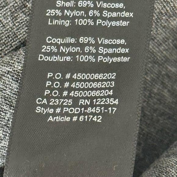 BABATON Aritzia Gray Sleeveless Sheath Mini Dress Work Party Tie Belt Size 0 XS - Picture 6 of 6